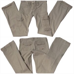 Vintage Hollister Low Rise Cargo Utility Flare Pants